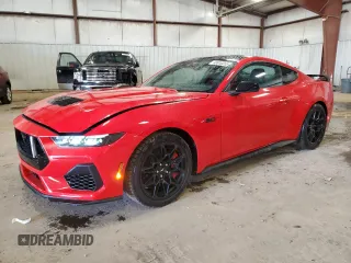 2024 Ford Mustang GT with VIN 1FA6P8CF7R5429775, listed as a Copart auction lot 48910355 with 1,450 mi miles and Salvage Title. Bid and sale history available at carsss.com. Image 1.