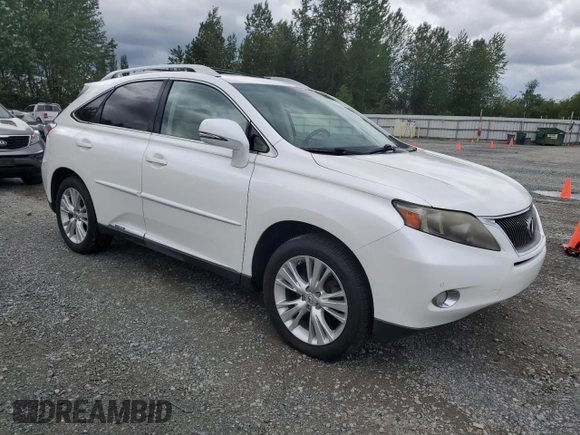 2011 Lexus RX 450h with VIN JTJBC1BA3B2033994, listed as a Copart auction lot 57708835 with 161,022 mi miles and Clean title. Bid and sale history available at DreamBid. Image 4.