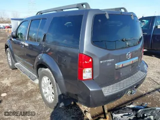 2012 Nissan Pathfinder SV with VIN 5N1AR1NB1CC614225, listed as a IAAI auction lot 41824343 with 1 mi miles. Bid and sale history available at carsss.com. Image 3.