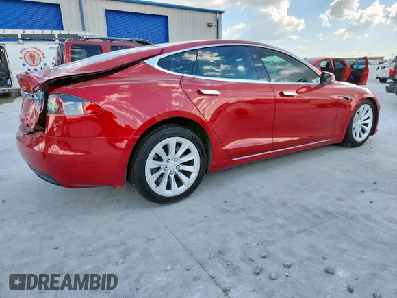 2017 Tesla Model S 60 с VIN 5YJSA1E11HF231340, выставлен на аукционе Copart как лот 62087375 с пробегом 74 303 миль миль и Списание • Salvage title. История ставок и продаж доступна на DreamBid. Изображение 3.