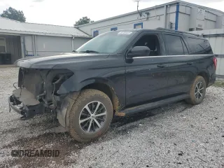 2019 Ford Expedition Max XLT with VIN 1FMJK1JT0KEA13975, listed as a Copart auction lot 58780405 with 197,615 mi miles and Salvage title. Bid and sale history available at DreamBid. Image 1.
