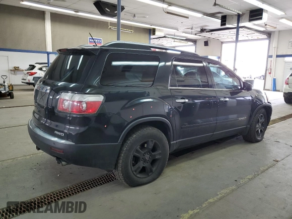 2008 GMC Acadia SLT2 with VIN 1GKEV33708J160889, listed as a Copart auction lot 48590395 with 156,008 mi miles and Salvage Title. Bid and sale history available at DreamBid. Image 3.