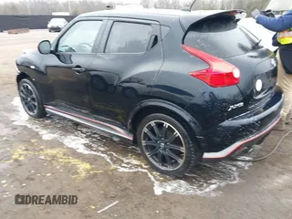 2013 Nissan Juke S with VIN JN8AF5MV6DT232097, listed as a IAAI auction lot 41126299 with 129,828 mi miles. Bid and sale history available at carsss.com. Image 3.
