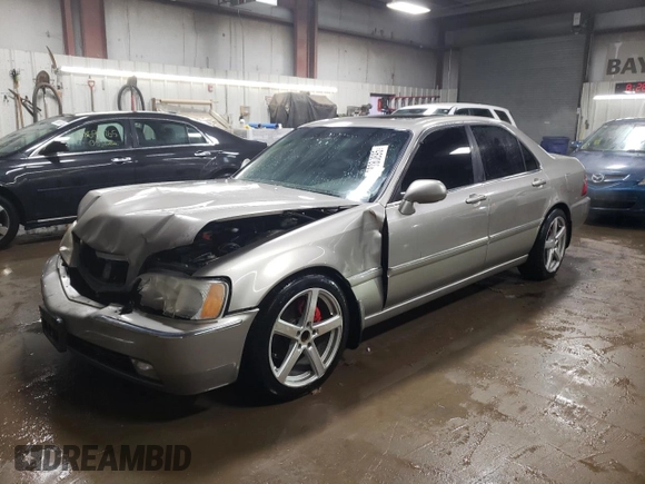 2002 Acura RL z VIN JH4KA96502C012064, wystawiony jako Copart lot #88080895 z przebiegiem 107 477 mil mil oraz Szkoda całkowita • Salvage title. Historia ofert i sprzedaży dostępna na DreamBid. Obrazek 1.