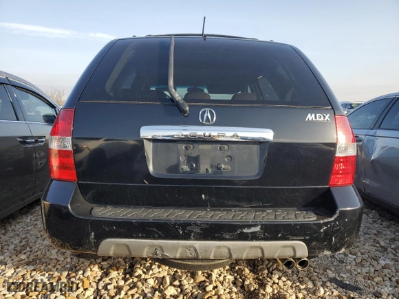 2003 Acura MDX with VIN 2HNYD18273H544735, listed as a Copart auction lot 43746955 with 337,084 mi miles and Salvage Title. Bid and sale history available at carsss.com. Image 6.