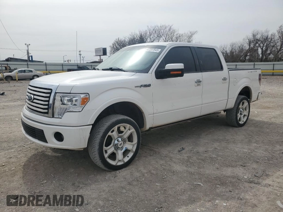 2011 Ford F-150 Lariat with VIN 1FTFW1E62BFB43589, listed as a Copart auction lot 47237045 with 93,947 mi miles and Salvage Title. Bid and sale history available at carsss.com. Image 1.