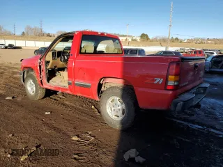 1999 Chevrolet Silverado 1500 LS with VIN 1GCEK14T3XZ135845, listed as a Copart auction lot 85611894 with 0 mi miles and Salvage Title. Bid and sale history available at carsss.com. Image 2.