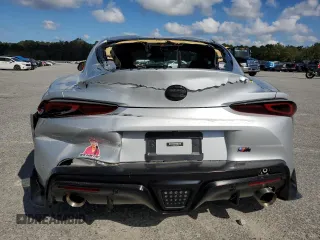 2020 Toyota GR Supra 3.0 with VIN WZ1DB4C02LW027895, listed as a Copart auction lot 73402764 with 24,530 mi miles and Salvage Title. Bid and sale history available at carsss.com. Image 6.
