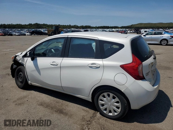 2016 Nissan Note S with VIN 3N1CE2CP6GL360859, listed as a Copart auction lot 59461605 with 117,910 mi miles and Salvage title. Bid and sale history available at DreamBid. Image 2.