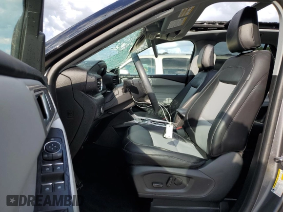 2023 Ford Explorer XLT with VIN 1FMSK7DH1PGC12480, listed as a Copart auction lot 61403655 with 20,555 mi miles and Salvage title. Bid and sale history available at DreamBid. Image 7.