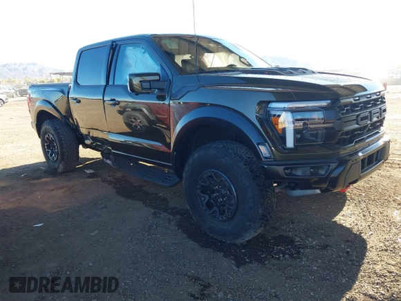 2024 Ford F-150 Raptor with VIN 1FTFW1RJ6RFB90004, listed as a IAAI auction lot 41380511 with 2,283 mi miles and . Bid and sale history available at DreamBid. Image 1.