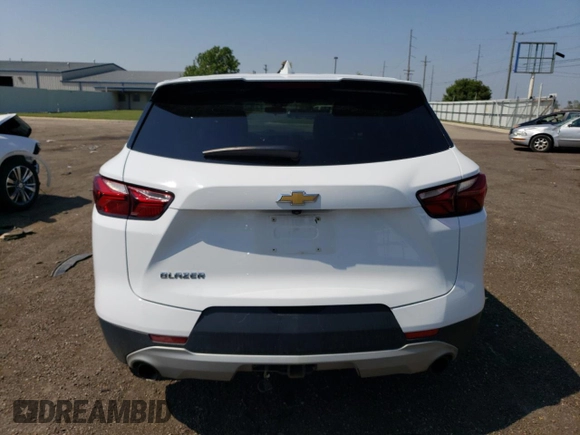 2020 Chevrolet Blazer LT with VIN 3GNKBCR42LS712590, listed as a Copart auction lot 60539095 with 43,309 mi miles and Salvage title. Bid and sale history available at DreamBid. Image 6.