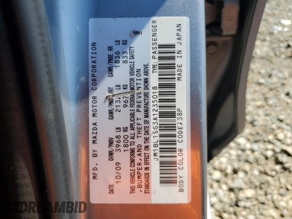 2010 Mazda 3 i Sport with VIN JM1BL1SG3A1235018, listed as a Copart auction lot 53153365 with 98,687 mi miles and Salvage Title. Bid and sale history available at carsss.com. Image 15.