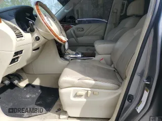 2016 Infiniti QX80 with VIN JN8AZ2NE8G9125817, listed as a Copart auction lot 50489715 with 114,369 mi miles and Salvage Title. Bid and sale history available at carsss.com. Image 7.