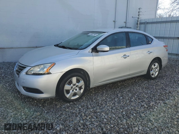 2015 Nissan Sentra SV with VIN 3N1AB7AP8FL658571, listed as a Copart auction lot 49918825 with 131,018 mi miles and Clean Title. Bid and sale history available at carsss.com. Image 1.