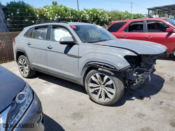 2021 Volkswagen Atlas Cross Sport 3.6L V6 SEL with VIN 1V2SE2CA9MC201392, listed as a Copart auction lot 66317304 with 0 mi miles and Salvage Title. Bid and sale history available at carsss.com. Image 4.