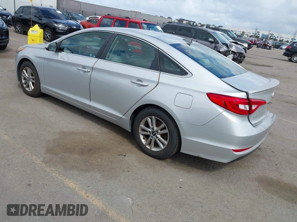 2016 Hyundai Sonata 2.4L with VIN 5NPE24AF2GH290569, listed as a IAAI auction lot 41937016 with 113,756 mi miles and . Bid and sale history available at carsss.com. Image 3.