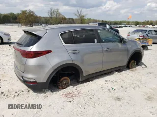 2020 Kia Sportage LX with VIN KNDPM3ACXL7724089, listed as a Copart auction lot 51754855 with Not Provided miles and Salvage Title. Bid and sale history available at DreamBid. Image 3.