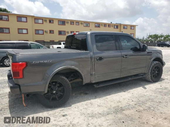2020 Ford F-150 XL with VIN 1FTEW1CP7LFA91501, listed as a Copart auction lot 60131745 with 35,397 mi miles and Non repairable. Bid and sale history available at DreamBid. Image 3.