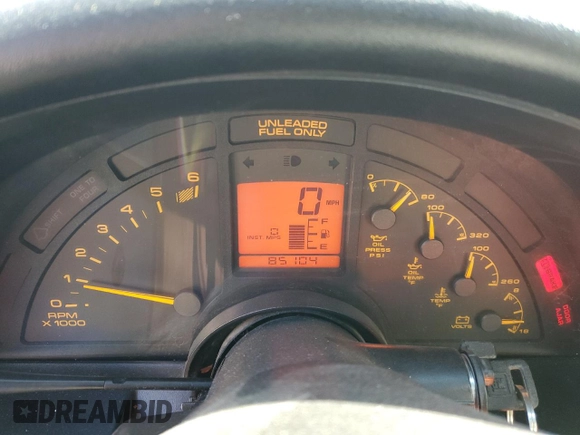 1992 Chevrolet Corvette with VIN 1G1YY23P3N5118675, listed as a Copart auction lot 49684705 with 85,104 mi miles and Salvage title. Bid and sale history available at DreamBid. Image 9.