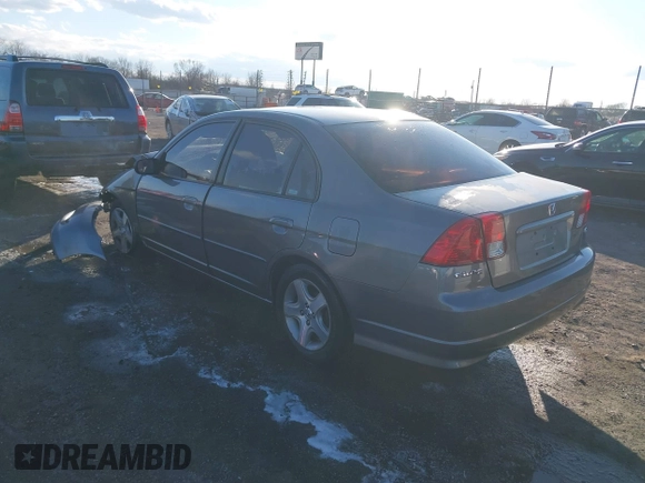 2004 Honda Civic EX with VIN 2HGES26804H624604, listed as a IAAI auction lot 41288262 with 294,964 mi miles. Bid and sale history available at carsss.com. Image 3.
