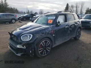 2022 MINI Countryman John Cooper Works with VIN WMZ33BS08N3N53188, listed as a Copart auction lot 84471314 with 0 mi miles and Salvage Title. Bid and sale history available at carsss.com. Image 1.