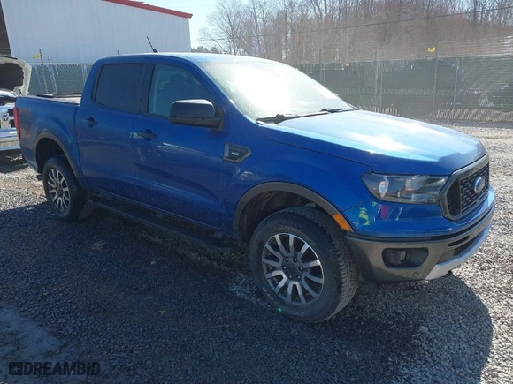 2019 Ford Ranger XL with VIN 1FTER4FH8KLA54521, listed as a IAAI auction lot 41863666 with 47,267 mi miles. Bid and sale history available at carsss.com. Image 1.