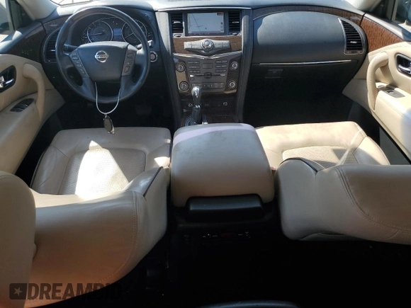 2017 Nissan Armada Platinum with VIN JN8AY2NE2H9707853, listed as a Copart auction lot 46654655 with 69,106 mi miles and Clean Title. Bid and sale history available at carsss.com. Image 8.