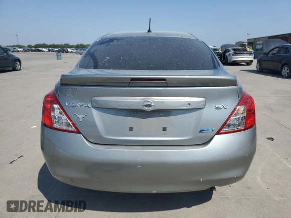 2013 Nissan Versa S Plus with VIN 3N1CN7AP3DL863681, listed as a Copart auction lot 76935524 with 86,971 mi miles and Salvage title. Bid and sale history available at DreamBid. Image 6.