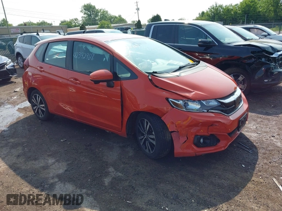 2019 Honda Fit EX z VIN 3HGGK5H88KM711558, wystawiony jako IAAI lot #42392968 z przebiegiem 48 811 mil mil oraz . Historia ofert i sprzedaży dostępna na DreamBid. Obrazek 1.