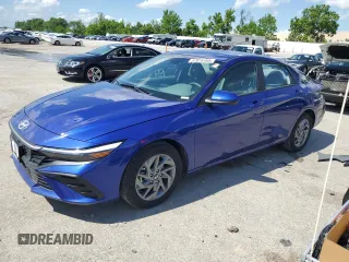2024 Hyundai Elantra SEL with VIN KMHLM4DG2RU811090, listed as a Copart auction lot 57815165 with 246 mi miles and Salvage title. Bid and sale history available at DreamBid. Image 1.
