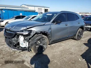 2023 Buick Envision Essence with VIN LRBFZNR48PD019867, listed as a Copart auction lot 44706895 with 20,876 mi miles and Salvage Title. Bid and sale history available at carsss.com. Image 1.
