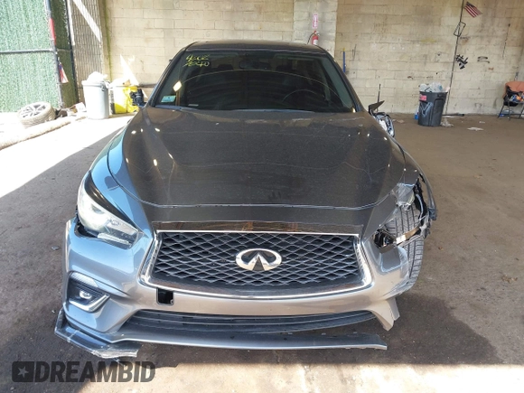 2018 Infiniti Q50 Luxe with VIN JN1EV7AP6JM363783, listed as a IAAI auction lot 42027040 with 41,020 mi miles and . Bid and sale history available at DreamBid. Image 12.