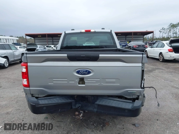 2022 Ford F-150 XL with VIN 1FTMF1CP3NKD75522, listed as a IAAI auction lot 41172250 with 42,956 mi miles. Bid and sale history available at carsss.com. Image 6.