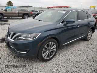 2016 Lincoln MKX Reserve with VIN 2LMTJ8LP3GBL36154, listed as a Copart auction lot 82010124 with 116,573 mi miles and Salvage Title. Bid and sale history available at carsss.com. Image 1.