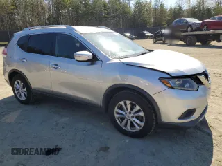 2015 Nissan Rogue SV with VIN KNMAT2MT7FP510292, listed as a Copart auction lot 51860795 with 131,746 mi miles and Salvage Title. Bid and sale history available at DreamBid. Image 4.
