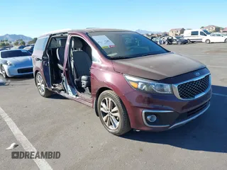 2015 Kia Sedona SX-L with VIN KNDME5C15F6046322, listed as a IAAI auction lot 41301459 with 76,026 mi miles and . Bid and sale history available at DreamBid. Image 1.