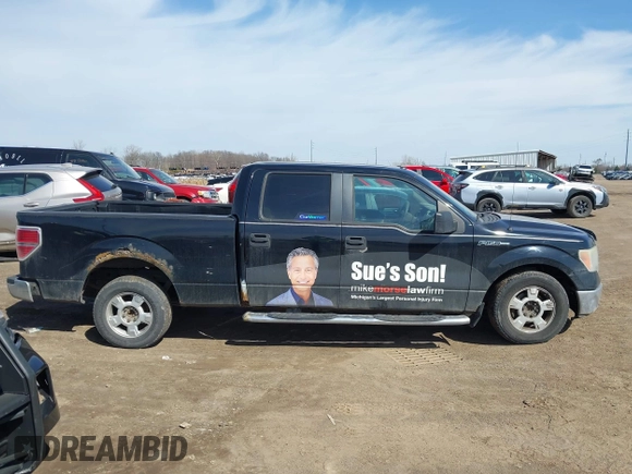 2009 Ford F-150 XL with VIN 1FTPW12V89FB42814, listed as a IAAI auction lot 41831105 with 234,982 mi miles. Bid and sale history available at carsss.com. Image 13.