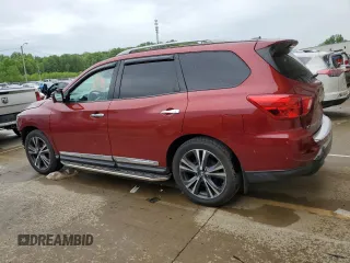 2018 Nissan Pathfinder S z VIN 5N1DR2MMXJC620138, wystawiony jako Copart lot #55303625 z przebiegiem 88 385 mil mil oraz Szkoda całkowita • Salvage title. Historia ofert i sprzedaży dostępna na DreamBid. Obrazek 2.