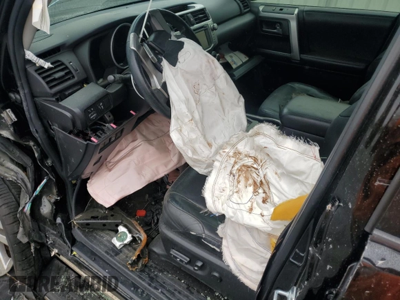 2013 Toyota 4Runner SR5 with VIN JTEBU5JR5D5144722, listed as a Copart auction lot 50799805 with Not provided miles and Salvage title. Bid and sale history available at DreamBid. Image 8.