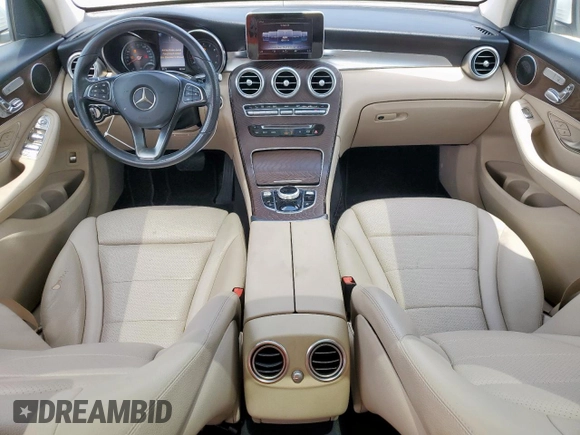 2019 Mercedes-Benz GLC 300 with VIN WDC0G4JB7KF610832, listed as a Copart auction lot 60804755 with 74,491 mi miles and Salvage title. Bid and sale history available at DreamBid. Image 8.