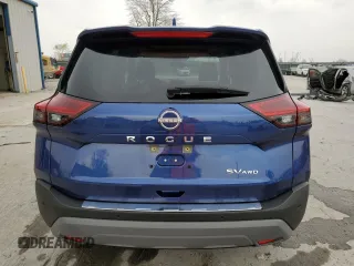 2022 Nissan Rogue SV with VIN JN8BT3BB4NW336422, listed as a Copart auction lot 50965395 with 33,905 mi miles and Salvage Title. Bid and sale history available at carsss.com. Image 6.