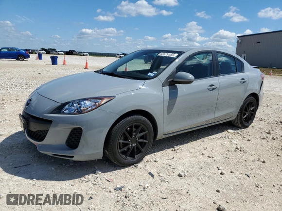 2013 Mazda 3 i SV with VIN JM1BL1TG5D1711336, listed as a Copart auction lot 56629155 with 152,486 mi miles and Salvage title. Bid and sale history available at DreamBid. Image 1.
