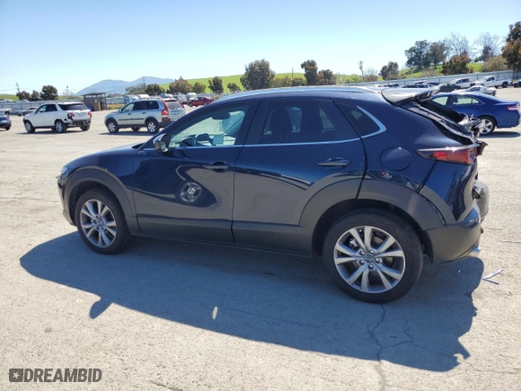 2023 Mazda CX-30 2.5 S Preferred Package with VIN 3MVDMBCM9PM568429, listed as a Copart auction lot 50431105 with 9,432 mi miles and Salvage Title. Bid and sale history available at carsss.com. Image 2.