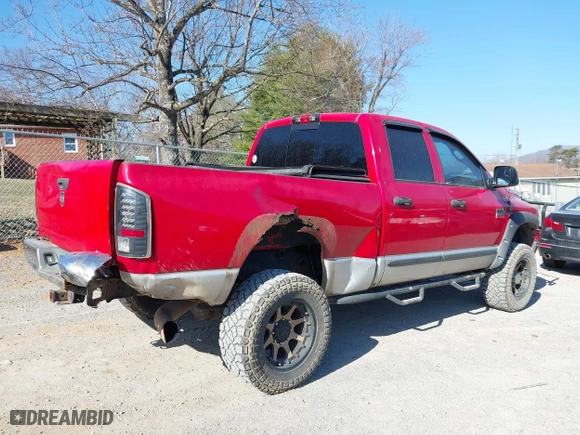 2007 Dodge Ram 2500 SLT with VIN 3D7KS28AX7G851598, listed as a IAAI auction lot 41742099 with 188,013 mi miles. Bid and sale history available at carsss.com. Image 6.