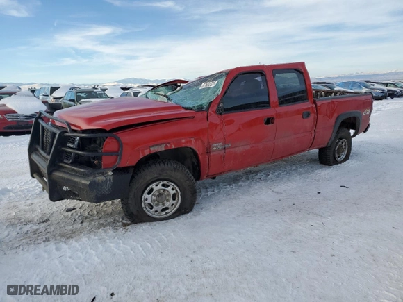 2006 Chevrolet Silverado 2500HD LT1 with VIN 1GCHK23D56F256986, listed as a Copart auction lot 87692335 with 0 mi miles and Clean Title. Bid and sale history available at carsss.com. Image 1.