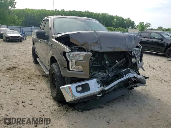 2016 Ford F-150 XLT with VIN 1FTFX1EG2GFB17717, listed as a Copart auction lot 55575825 with 122,867 mi miles and Salvage title. Bid and sale history available at DreamBid. Image 14.