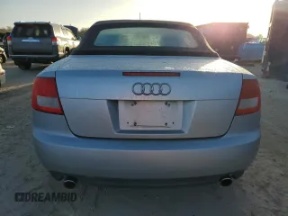 2004 Audi A4 1.8T with VIN WAUAC48H54K013573, listed as a Copart auction lot 78820994 with 0 mi miles and Salvage Title. Bid and sale history available at carsss.com. Image 6.