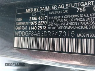 2013 Mercedes-Benz C 300 Sport with VIN WDDGF8AB3DR247015, listed as a IAAI auction lot 42292350 with 118,370 mi miles and . Bid and sale history available at DreamBid. Image 9.