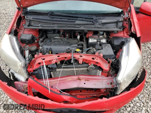 2012 Toyota Yaris L with VIN JTDJTUD30CD507484, listed as a Copart auction lot 53858105 with 81,656 mi miles and Salvage Title. Bid and sale history available at carsss.com. Image 11.